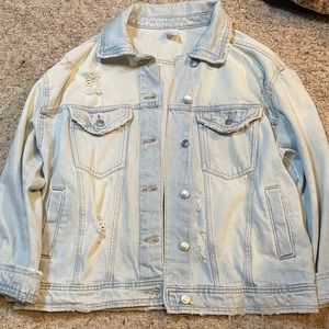 Light blue denim jacket